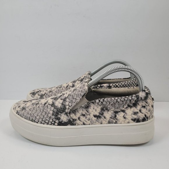 Steve Madden Women's Gray Gills Slip On Sneaks US size 6.5M - Picture 2 of 8